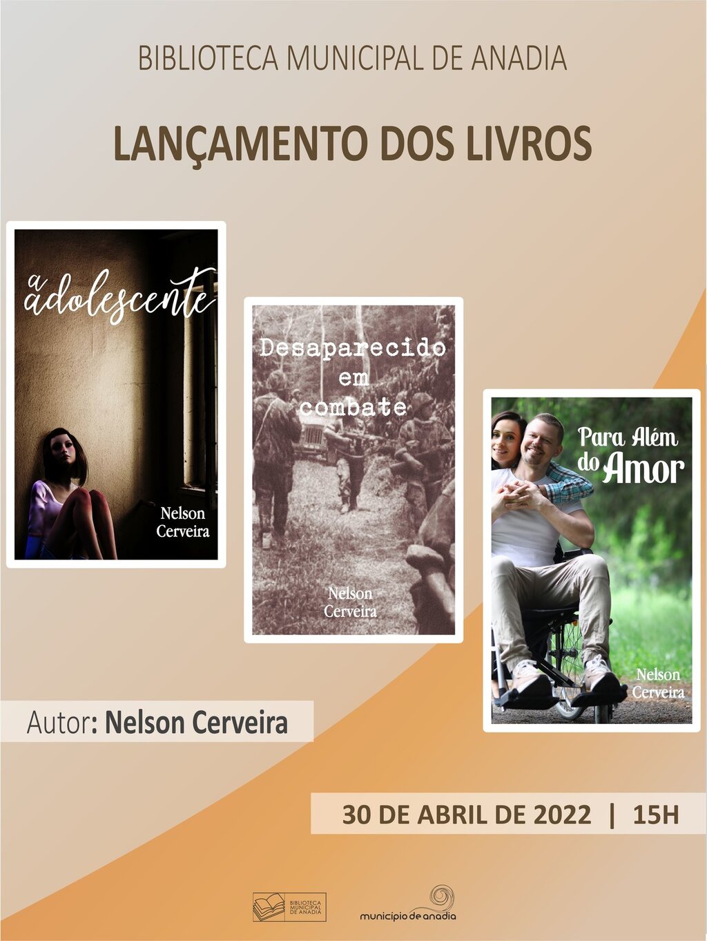 Lancamento livro cartaz