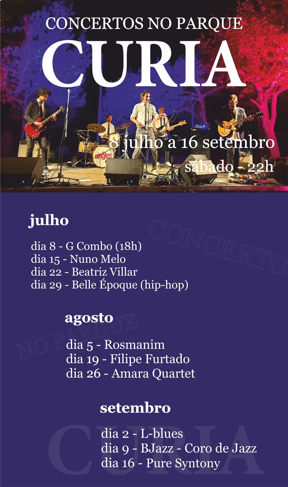 Concertos no Parque - Curia