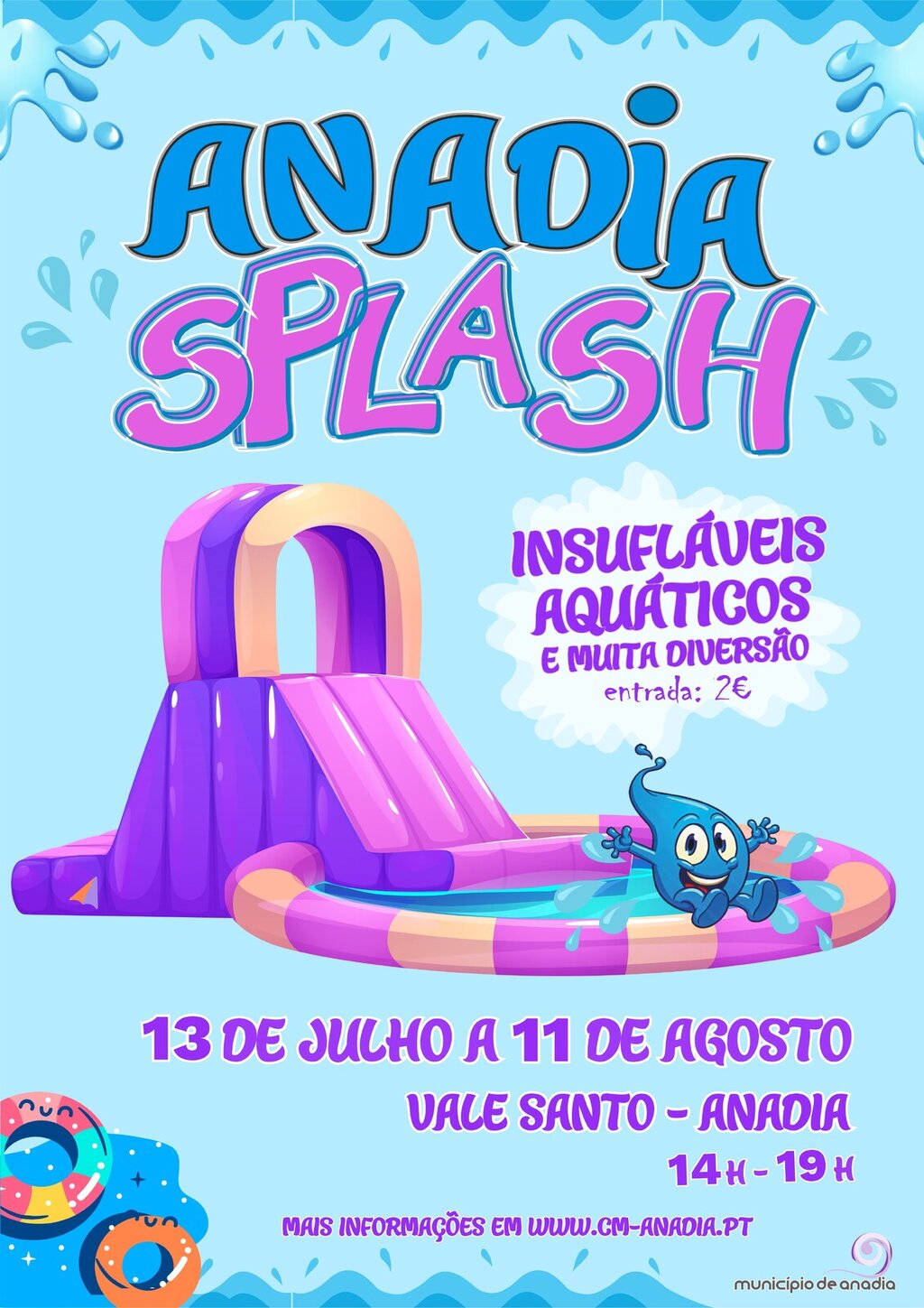 Anadia Splash - Insufláveis Aquáticos