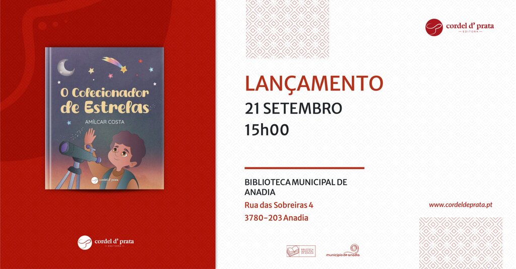 Lançamento do livro "O Colecionador de Estrelas"