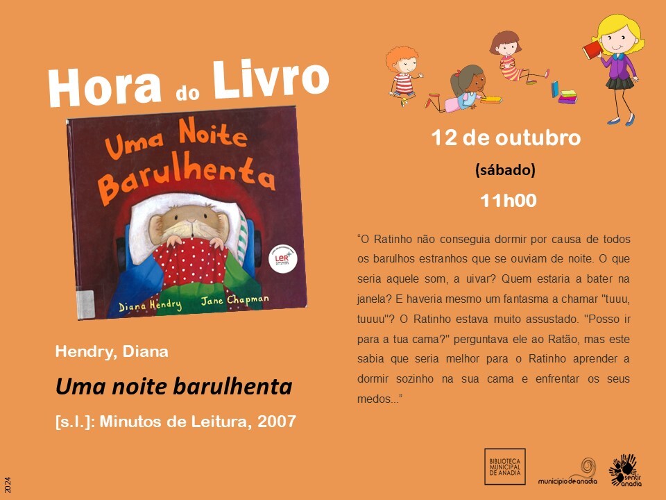 Hora do Livro: "Uma noite barulhenta"