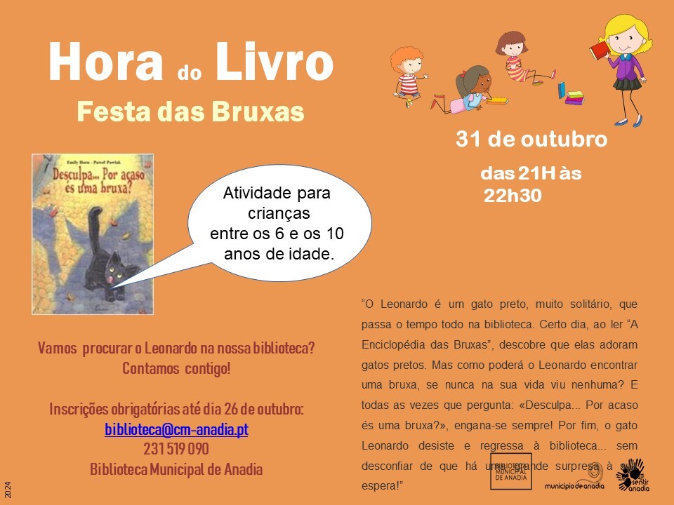 Hora do Livro: "Festa das Bruxas" 