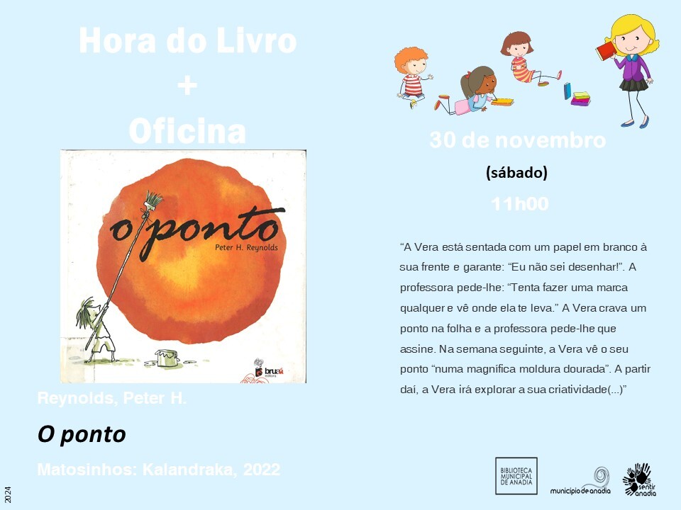 Hora do Livro + Oficina: "O Ponto"   