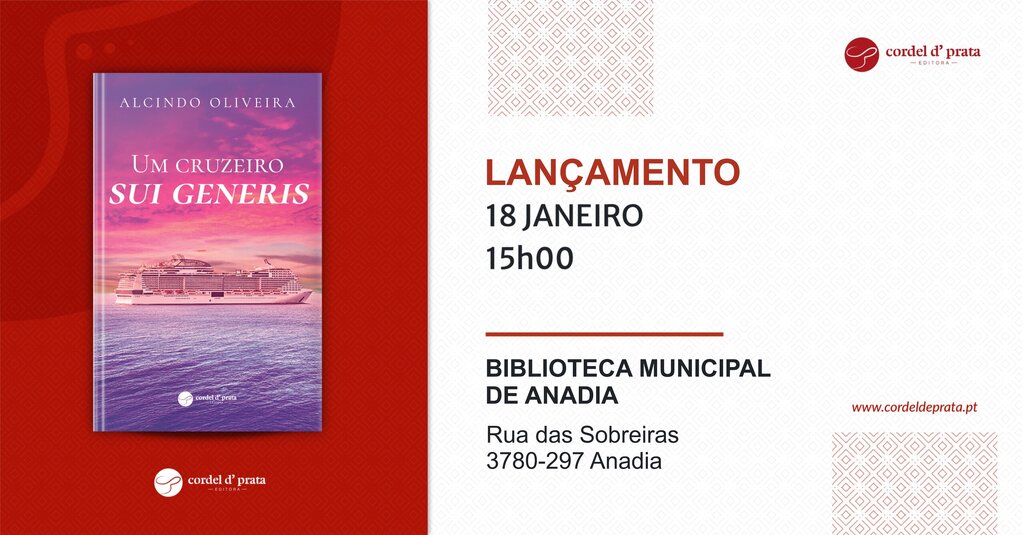 Lançamento do livro "Um cruzeiro SUI GENERIS"